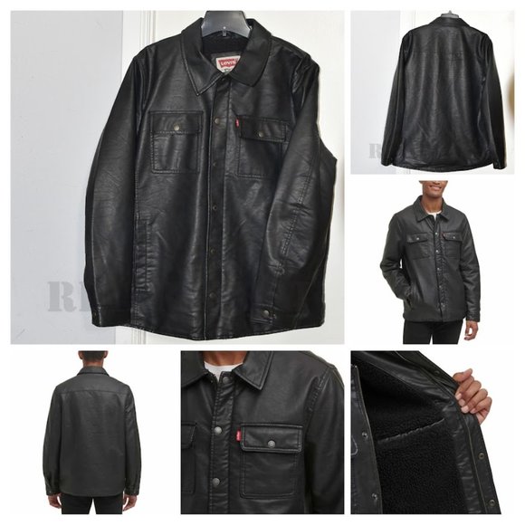 Levi's Other - Men's Faux Leather Jacket - Black Levi's